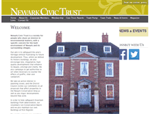 Tablet Screenshot of newarkcivictrust.org.uk